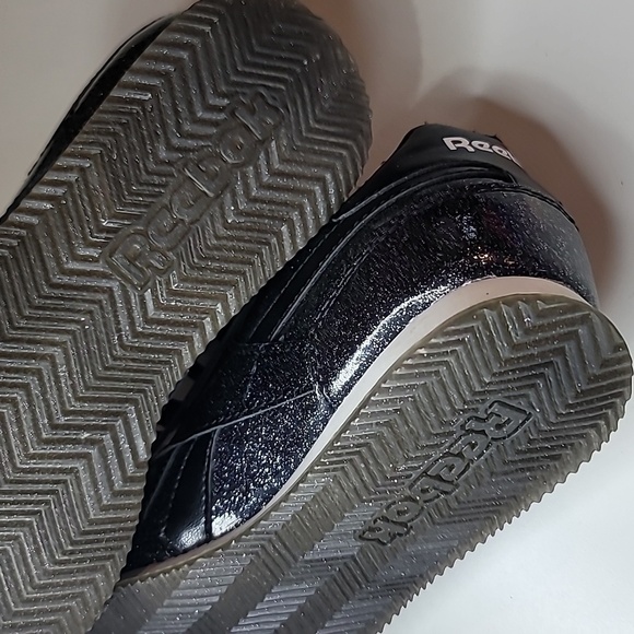 NWOT REEBOK Glitter Sparkle Lace Up Sneakers Originals Classic - Picture 8 of 9